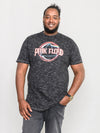 DARKSIDE -D555 Black Reno Official Licensed Pink Floyd Printed Crew Neck T-Shirt