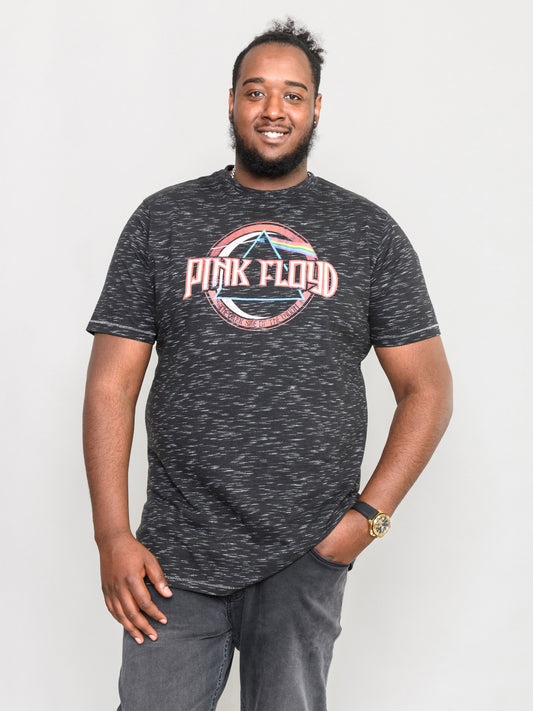 DARKSIDE -D555 Black Reno Official Licensed Pink Floyd Printed Crew Neck T-Shirt