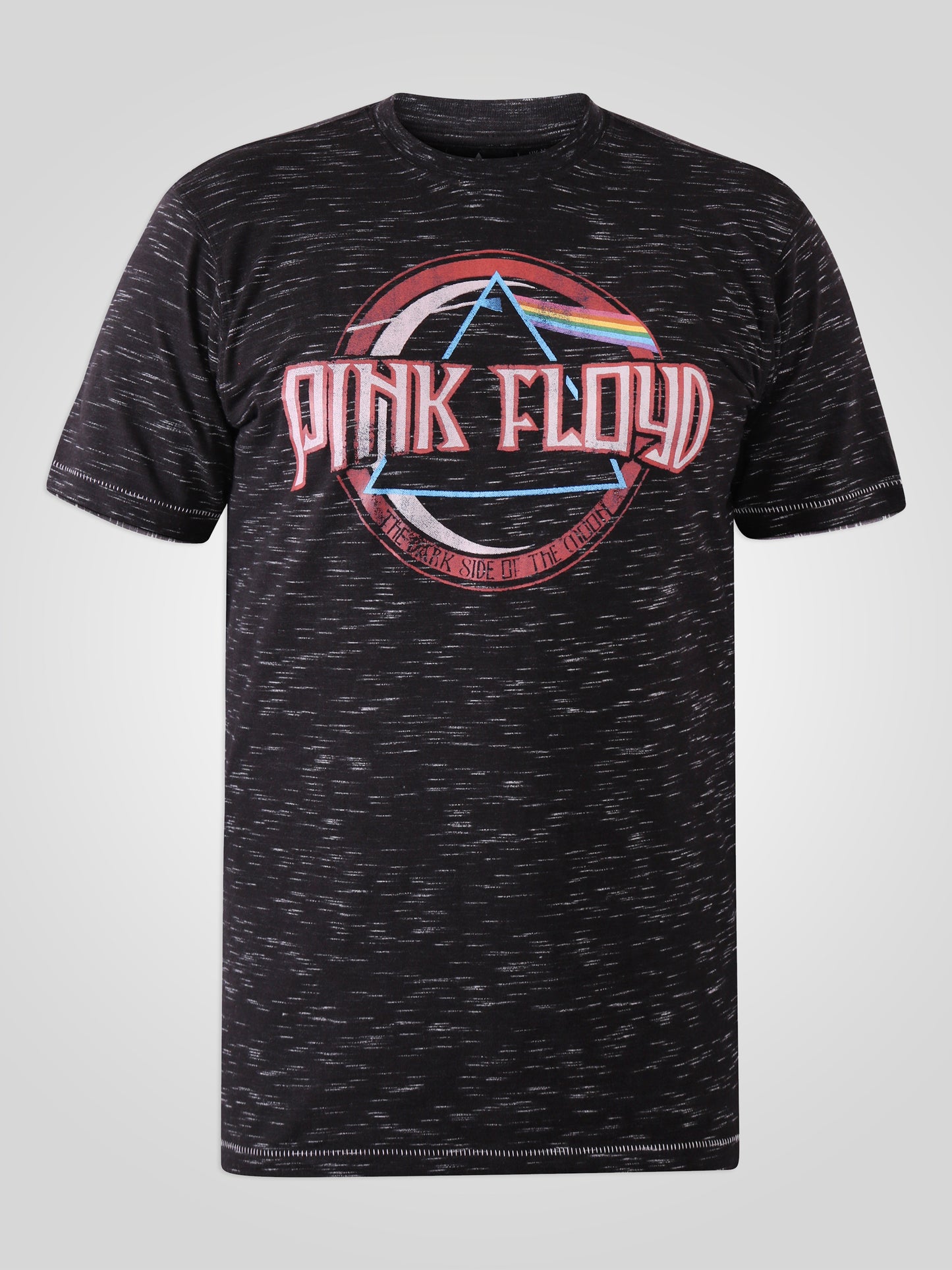 DARKSIDE -D555 Black Reno Official Licensed Pink Floyd Printed Crew Neck T-Shirt