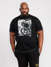 PINEWOOD -D555 Black Photographic Bike Printed T-Shirt
