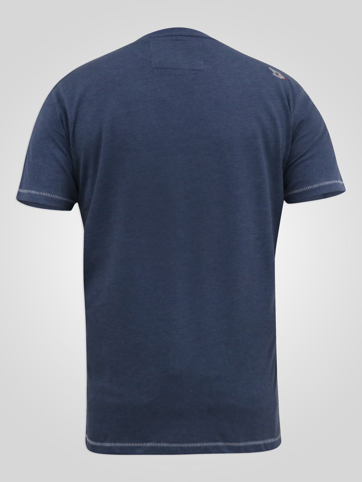 AXEL -D555 Denim Blue Marl Springfield Track& Field Printed T-Shirt