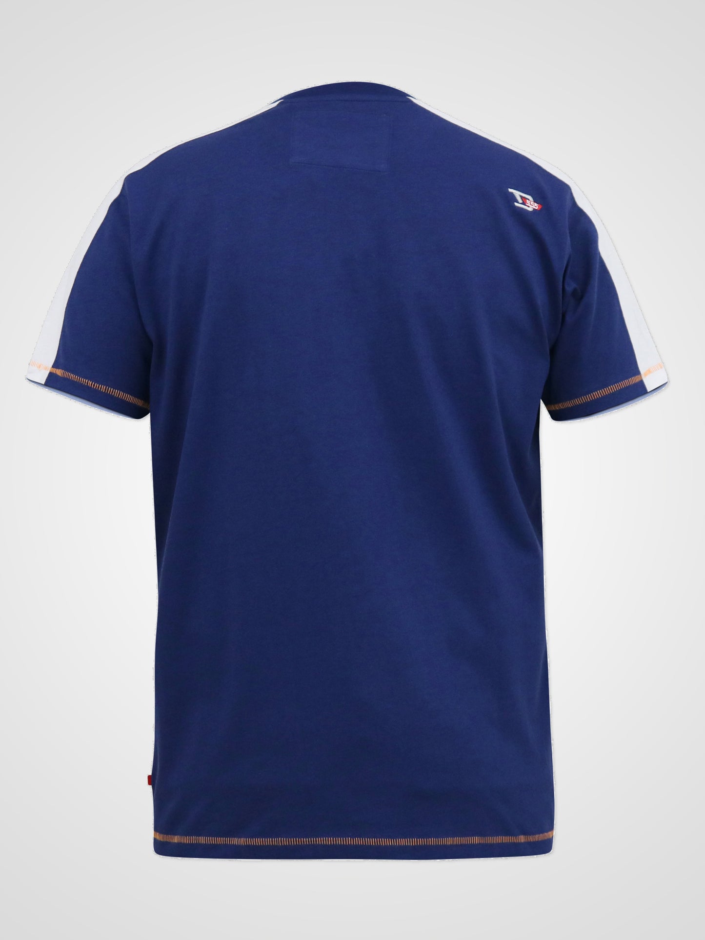 CADMAN -D555 Royal Blue/White Florida Surf Club Printed Crew Neck T-Shirt