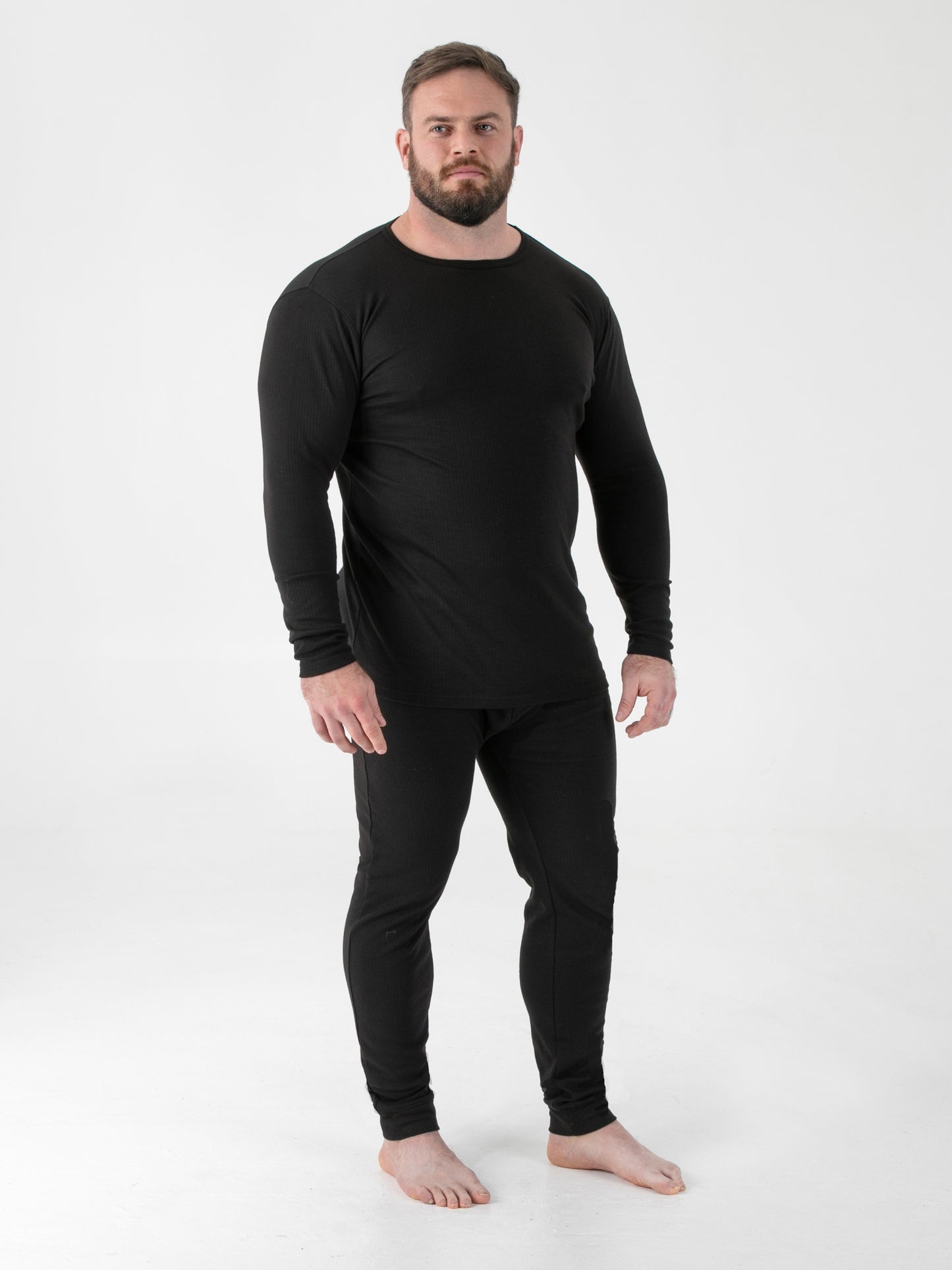 EXETER -D555 Black Thermal Long Sleeve T-Shirt