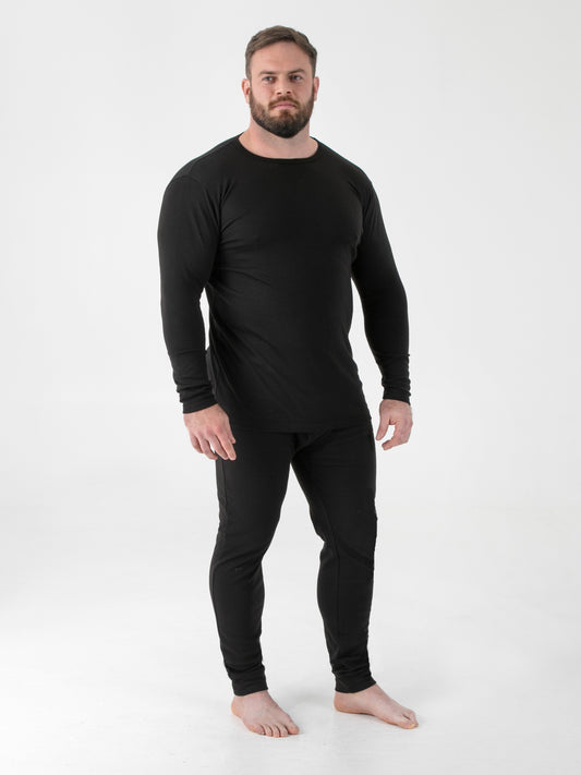 EXETER -D555 Black Thermal Long Sleeve T-Shirt