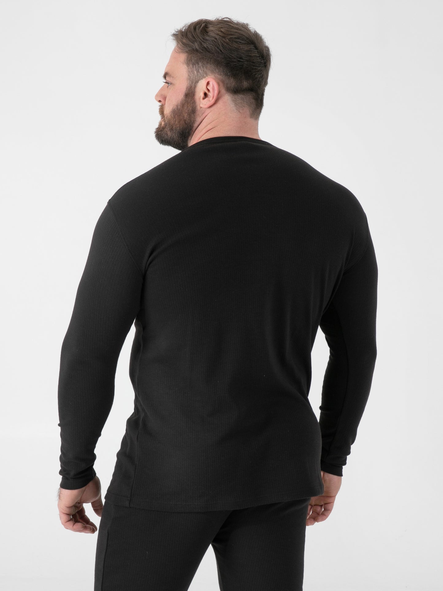 EXETER -D555 Black Thermal Long Sleeve T-Shirt