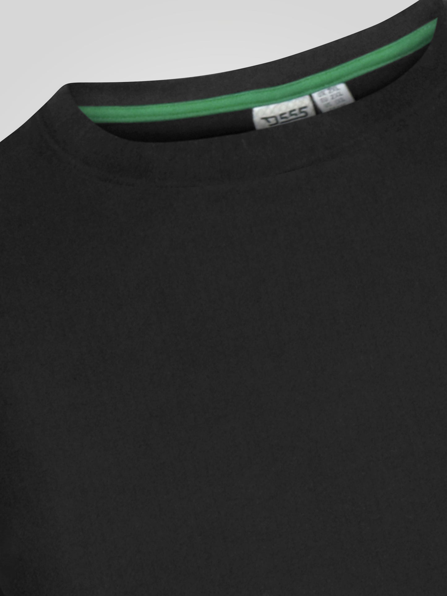 MOTHERWELL -D555 Black Thermal Short Sleeve T-Shirt