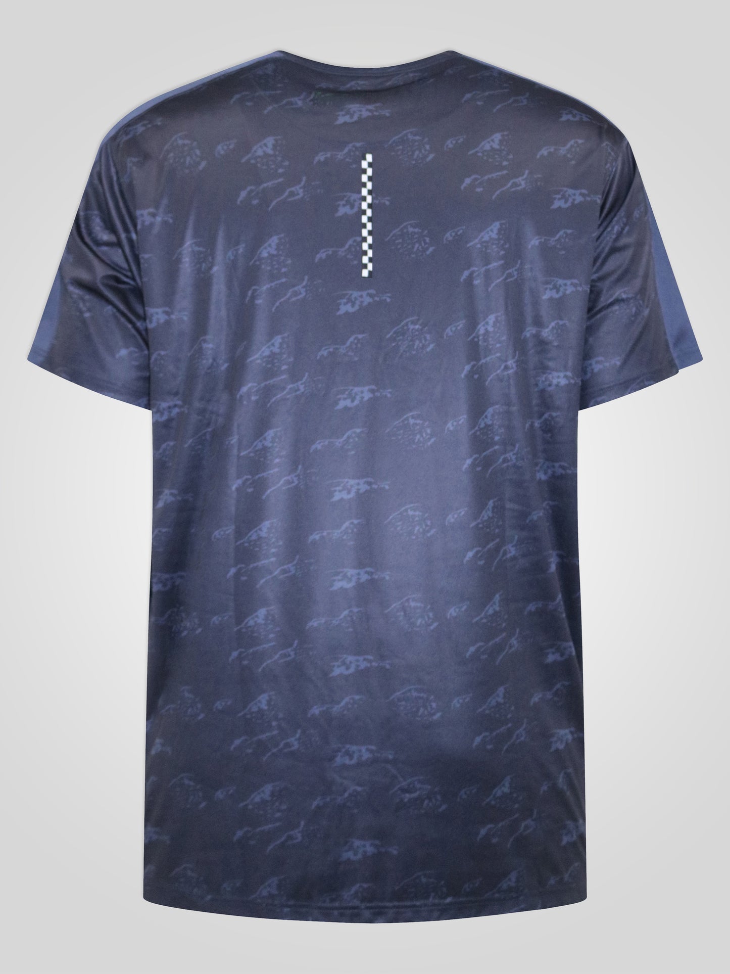 SOLIHULL -D555 Navy Blue Dry Wear Light Weight Poly Stretch Crew Neck T-Shirt