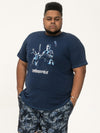 CAMERON -D555 Dark Navy Blue Official Licensed Terminator Printed T-Shirt