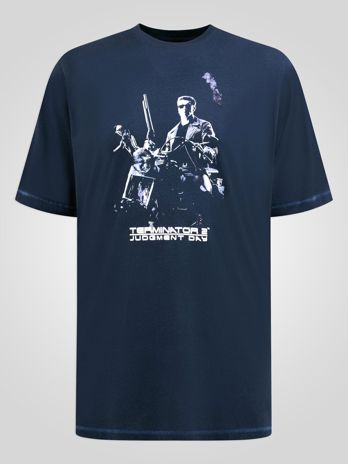CAMERON -D555 Dark Navy Blue Official Licensed Terminator Printed T-Shirt