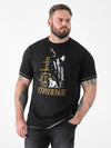 STOKES -D555 Black Official Licensed Jimi Hendrix Experience Printed Crew Neck T-Shirt