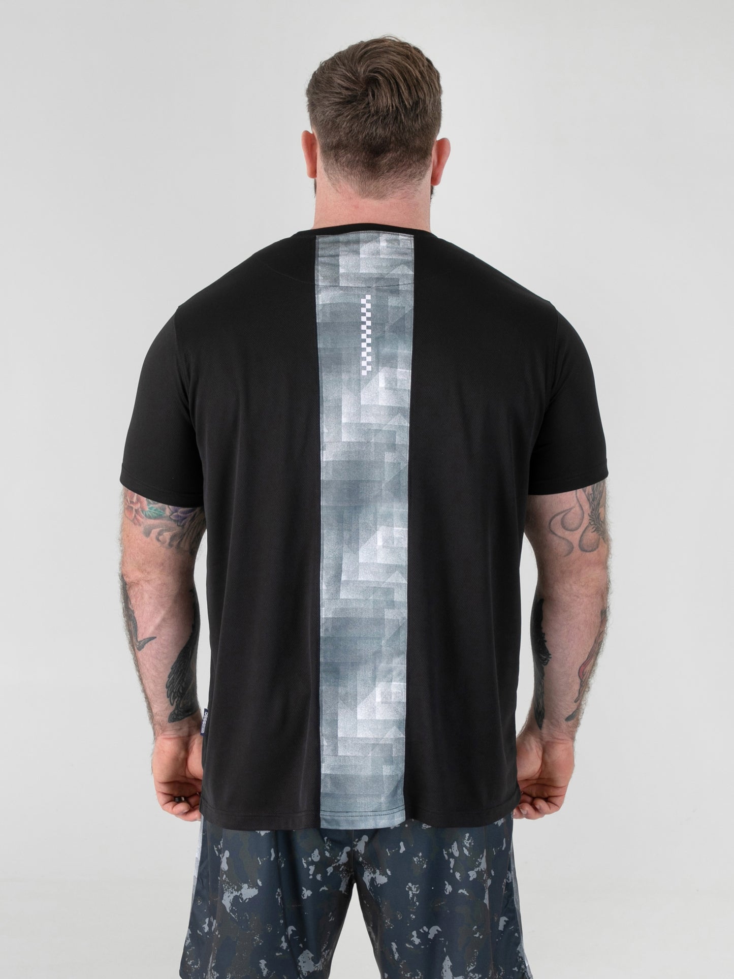 SCOTT -D555 Black Dry Wear Light Weight Reno Mesh Crew Neck T-Shirt