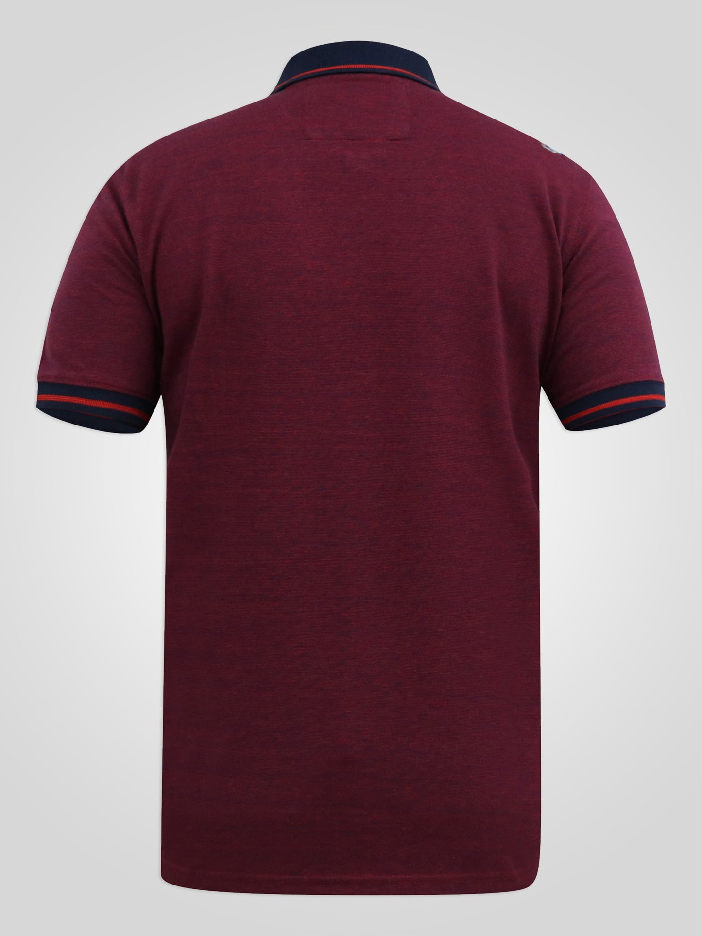 WIGBOROUGH -D555 Red/Navy Fine Stripe Jersey Polo with Chest Pocket