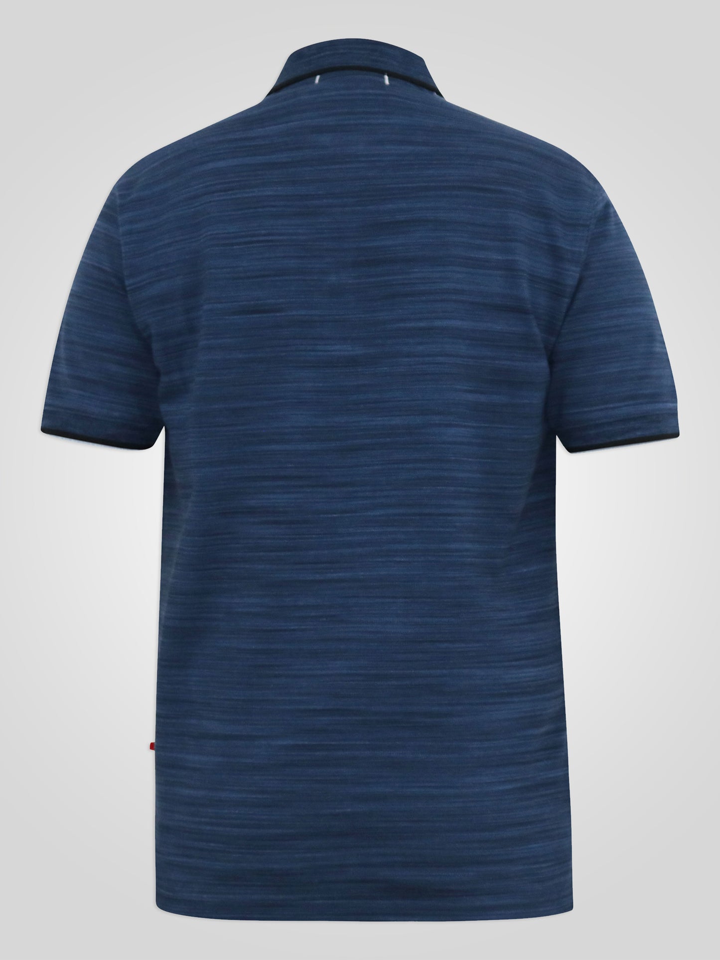 FOXLEY -D555 Navy Reno Pique Polo with Jetted Pocket and Ribbed Cuffs and Collar