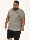 HOLYHEAD -D555 Stone Textured Polo Shirt with Jacquard Collar and Cuffs