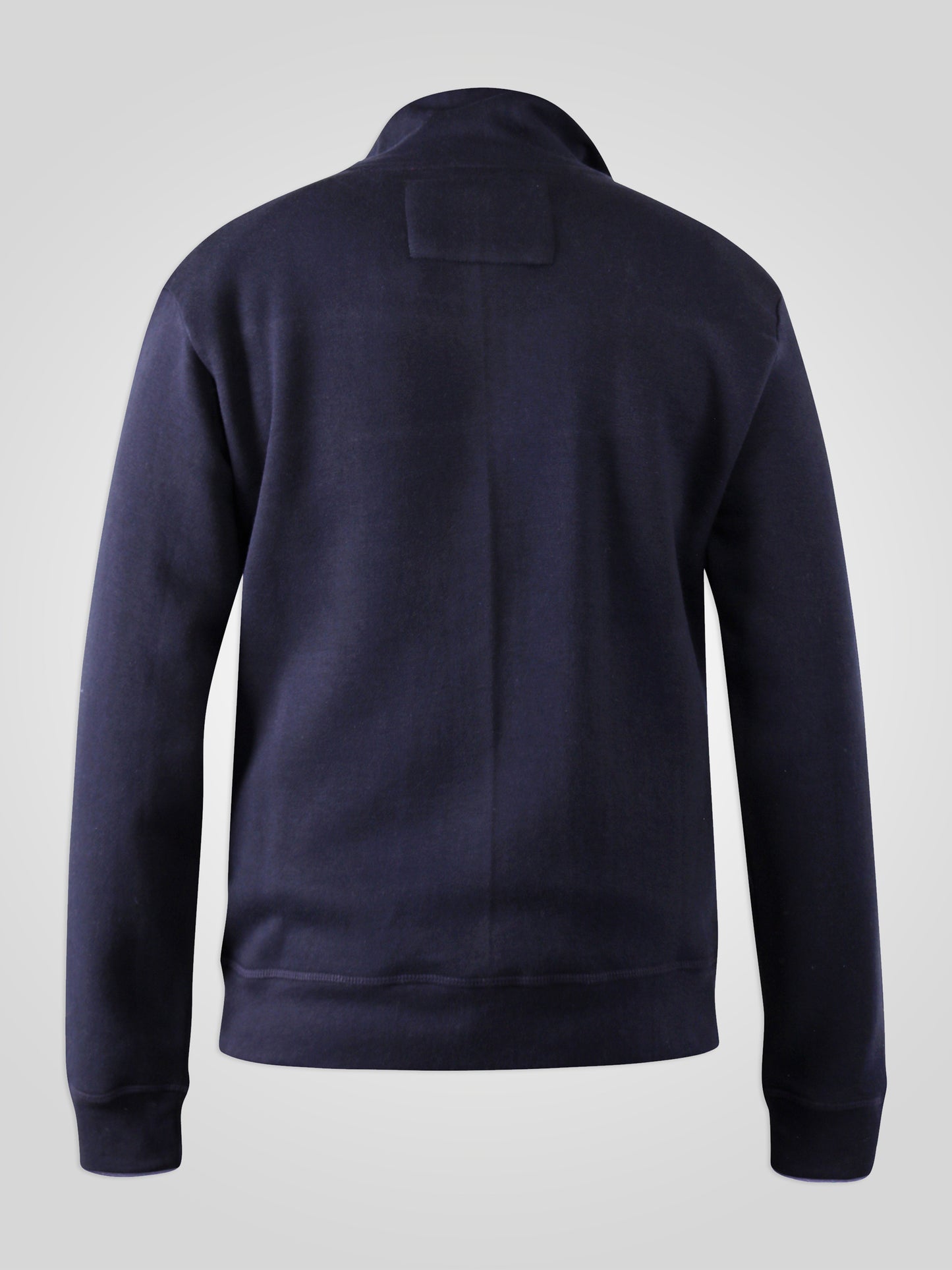 WILLOWBROOK -D555 Navy Blue Cut and Sew Full Zipper Sweatshirt