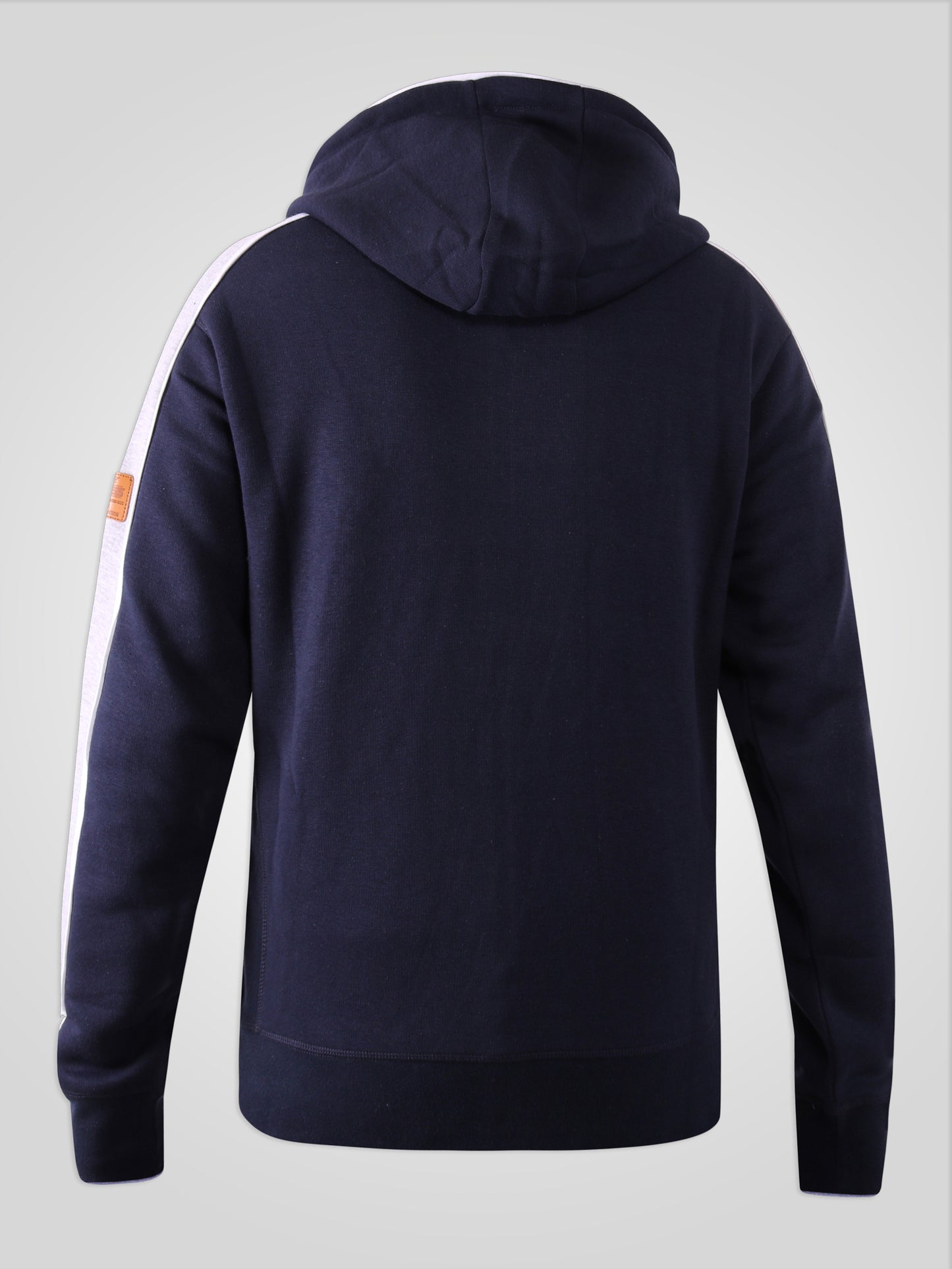 EATON -D555 Navy Blue Full Zip Hoody with Chest Embroidery