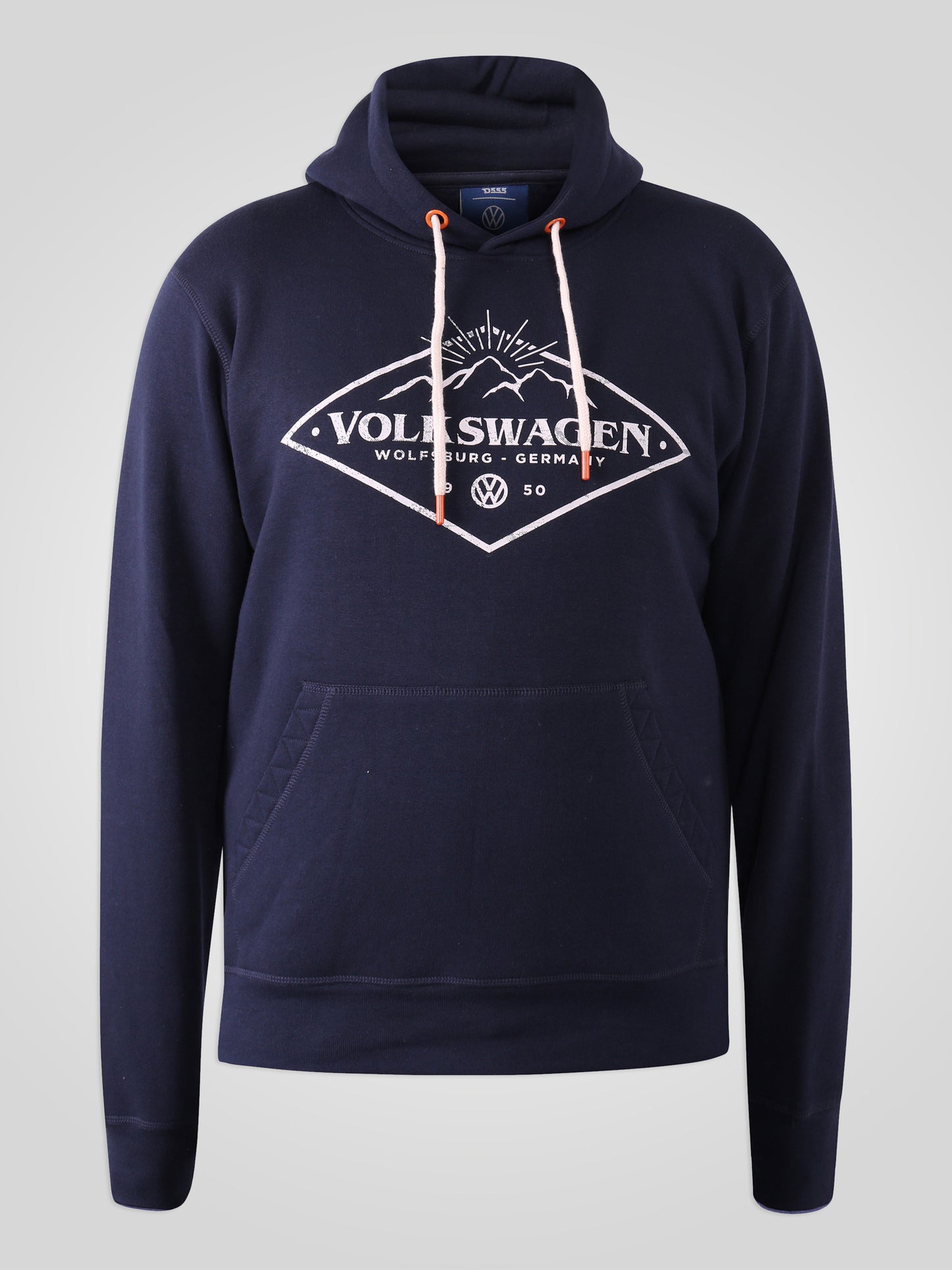 HANWELL -D555 Navy Blue Official Licensed Volkswagen Over Head Printed Hoody