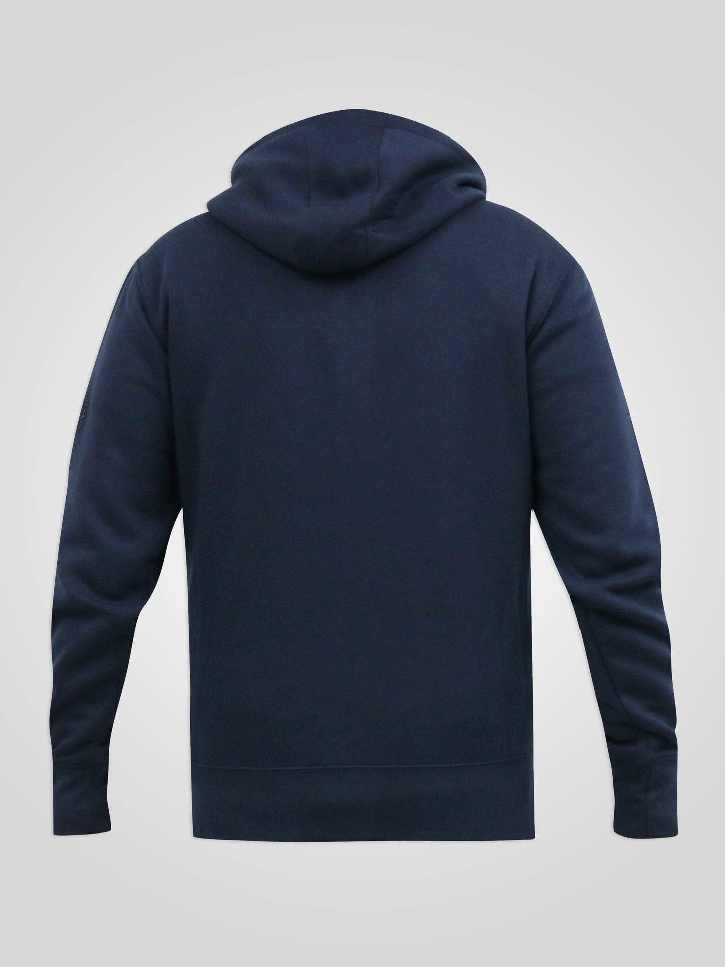GABRIEL -D555 Navy Blue Couture Zip Through Hoody with Reversed Zips