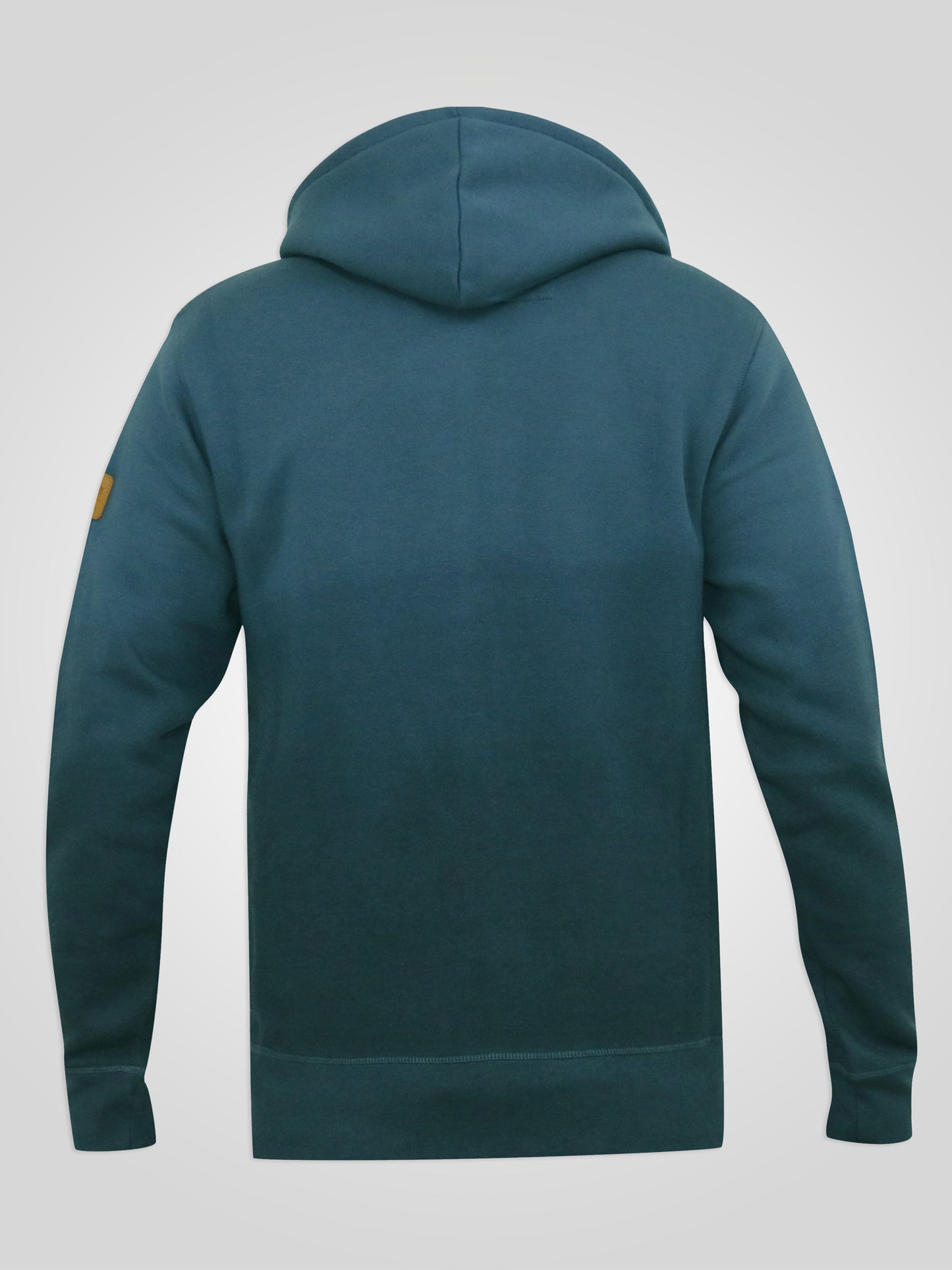 HULK -D555 Blue Dip Dye Full Zip Hoody with Chest Embroidery