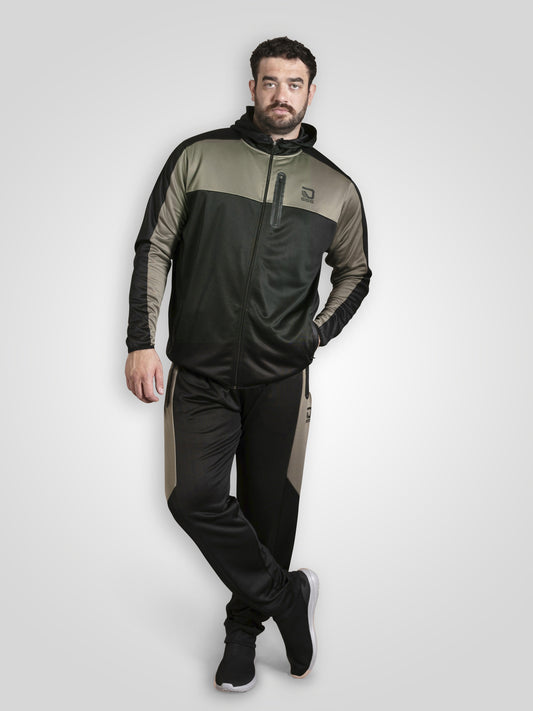SOUTHPORT -D555 Black Dry Wear Zip Through Hoodie with Taped Zip Pockets