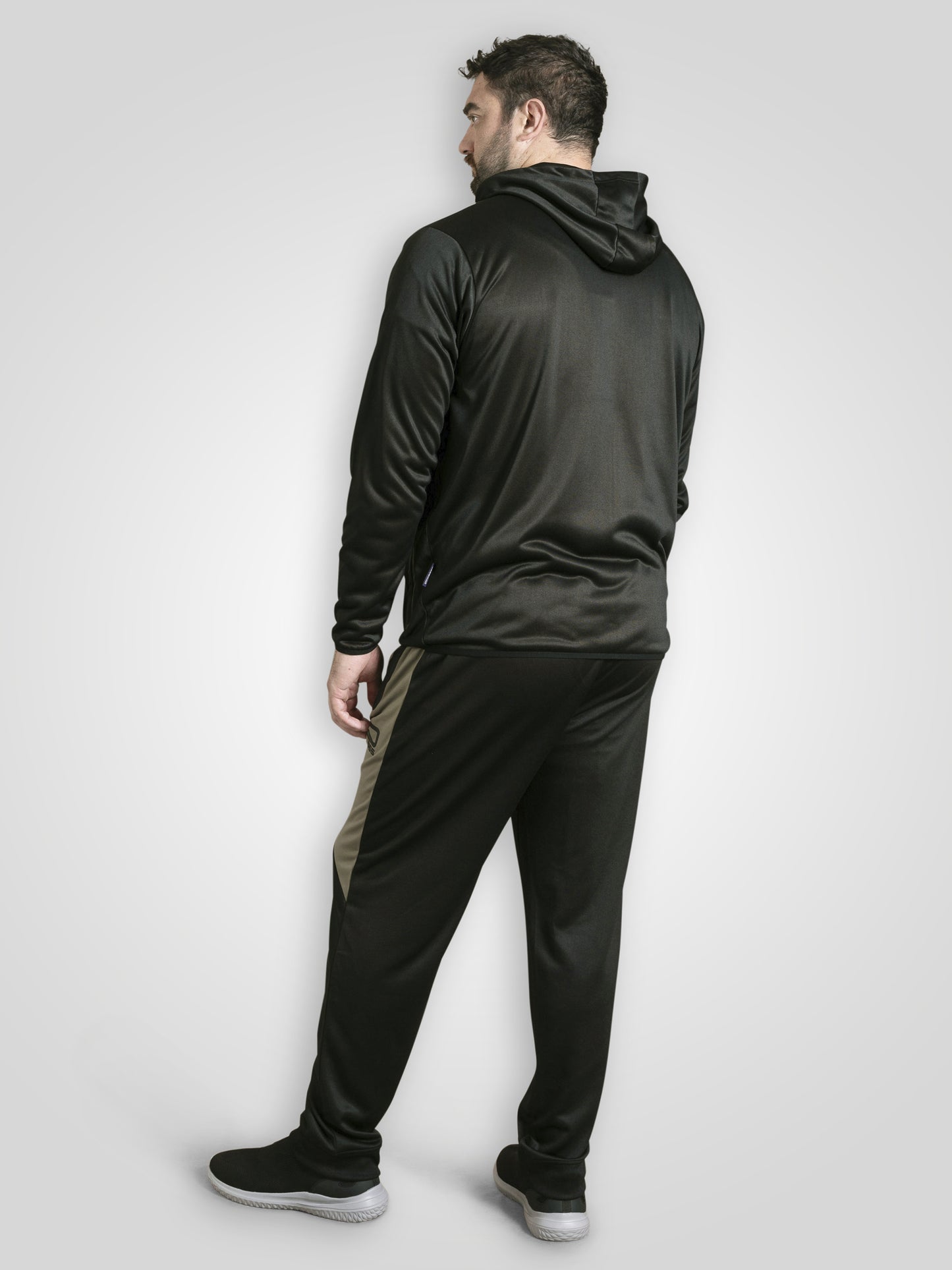 SOUTHPORT -D555 Black Dry Wear Zip Through Hoodie with Taped Zip Pockets