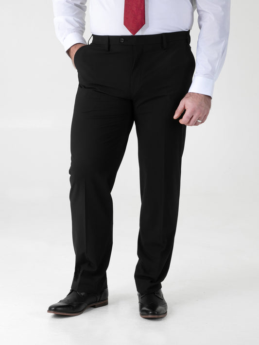 TED -D555 Black 4 Way Stretch Classic Trouser with Stretch Waistband