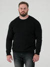 JOVANNI 1 -D555 Black Classic Crew Neck Sweater