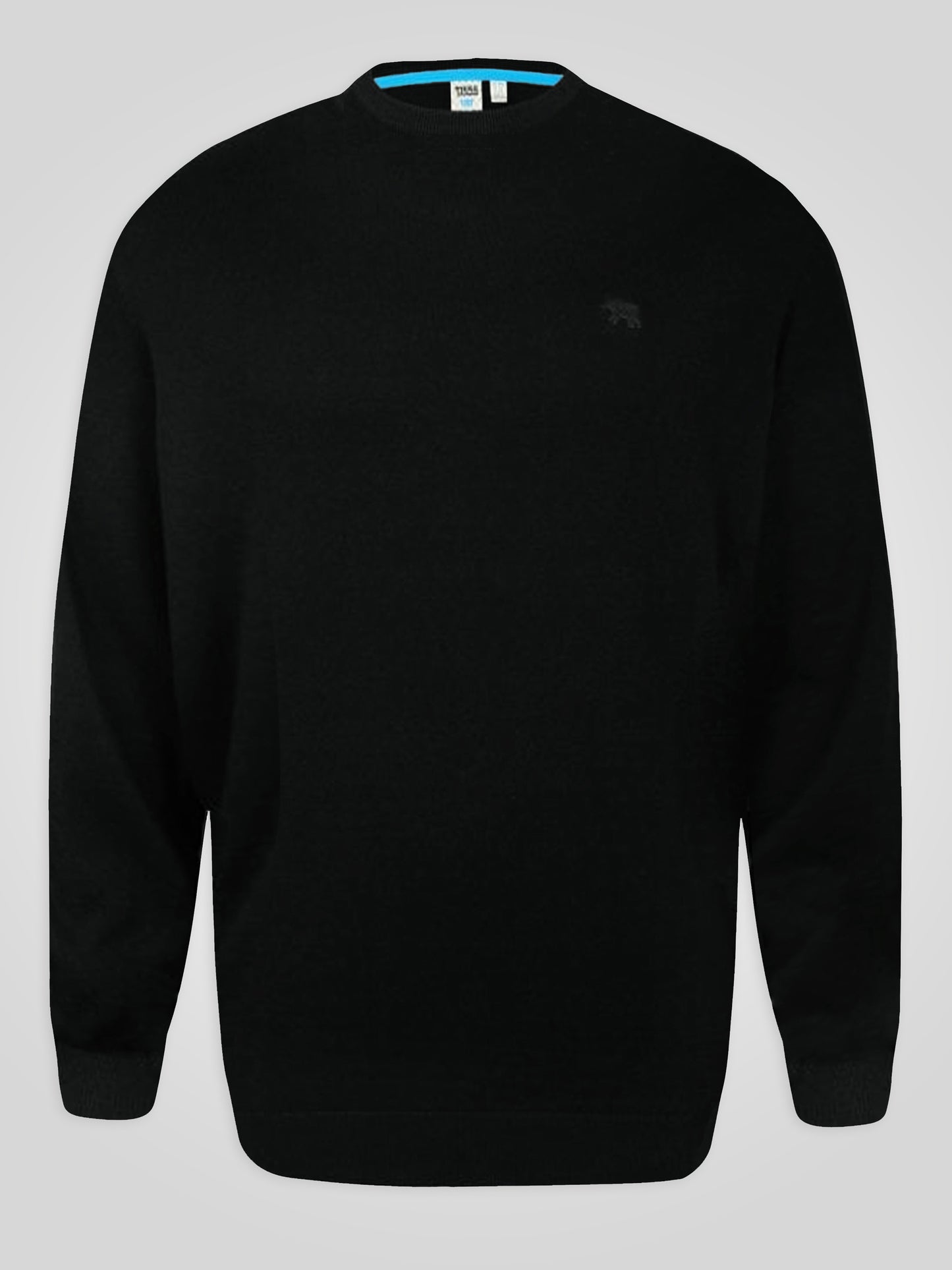 JOVANNI 1 -D555 Black Classic Crew Neck Sweater