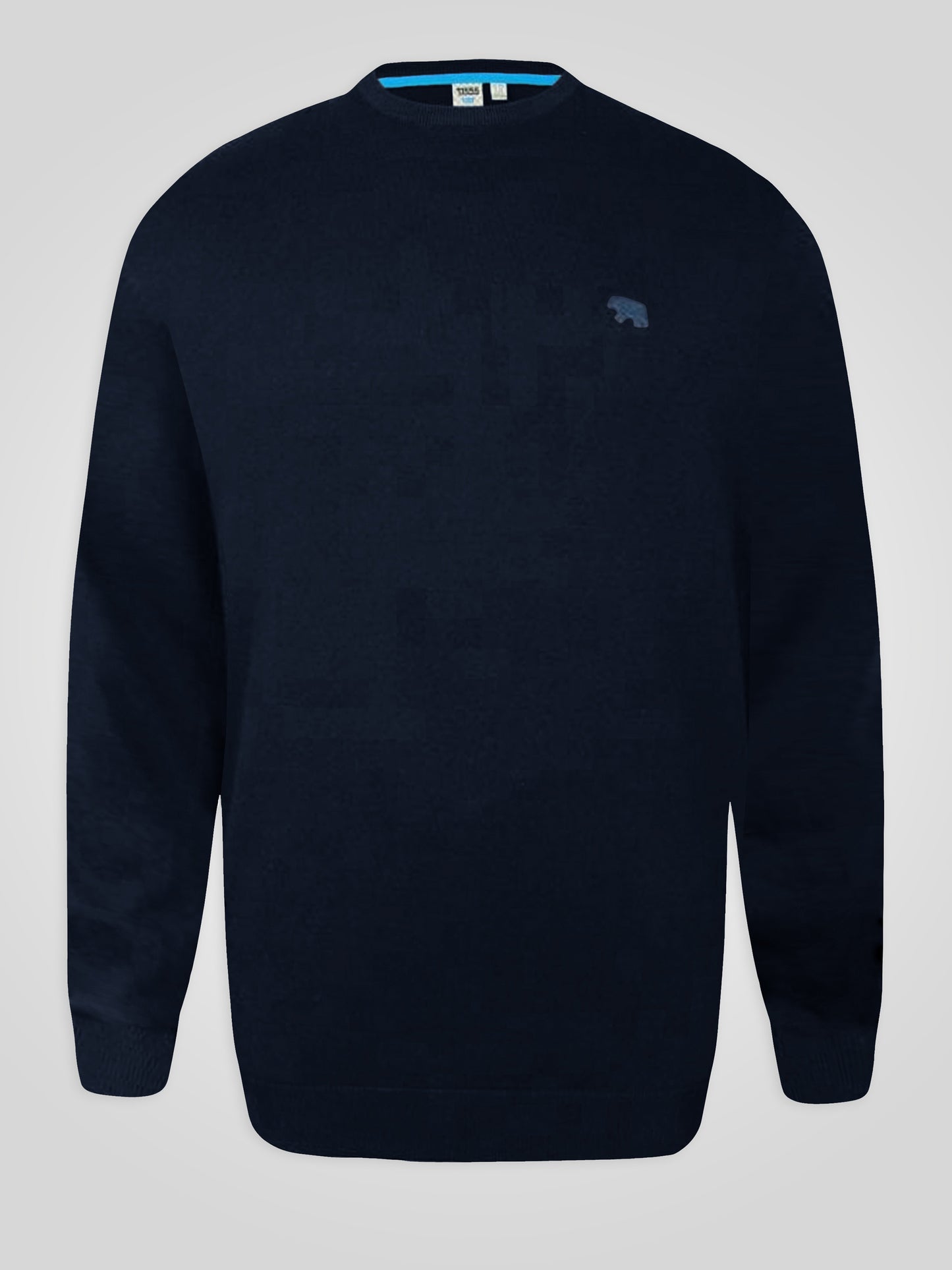JOVANNI 2 -D555 Navy Blue Classic Crew Neck Sweater