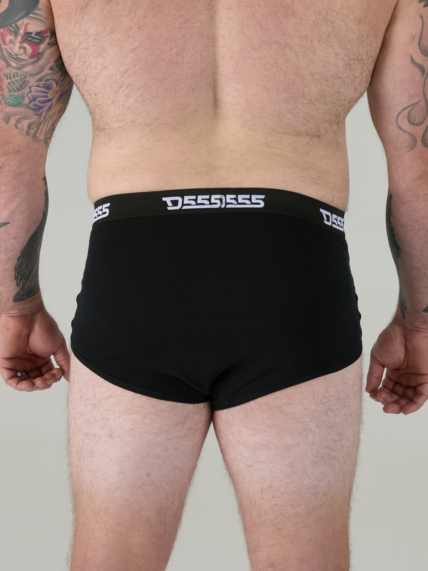 THOMPSON -D555 Black Pack Of 2 Y Front Cotton Briefs