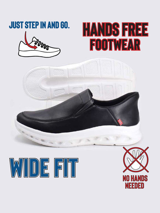 CARLISLE 2 -D555 Black Kingsize Hands Free Shoes