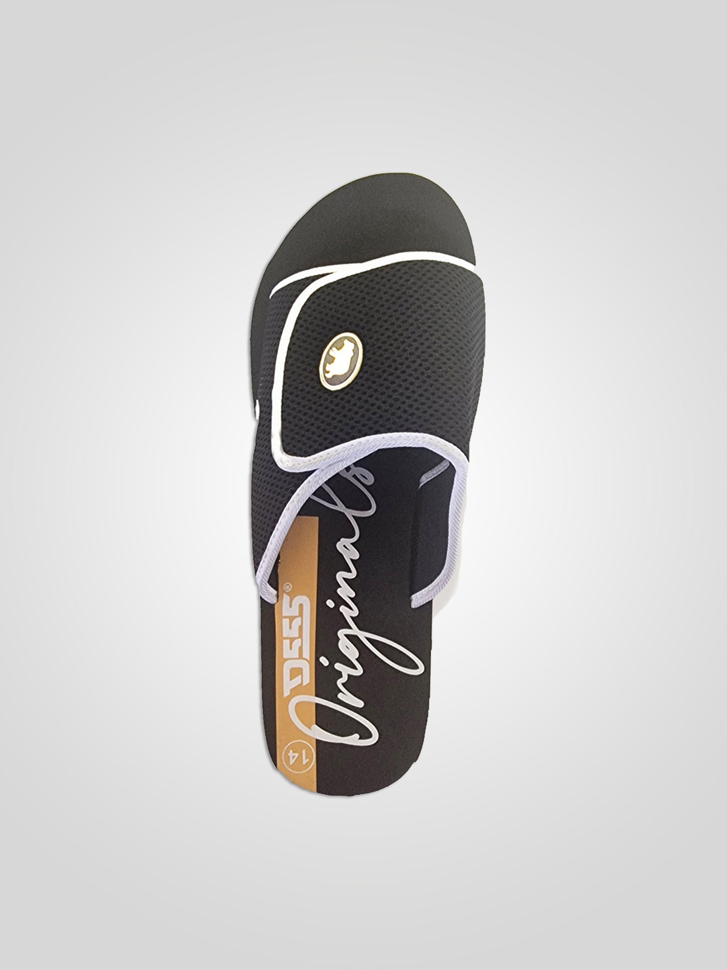 DRAKE 2 -D555 Black Kingsize Slider with Velcro Fastening