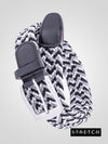 QUINN -D555 Multi Colour Multi Coloured Stretch Braided Belt