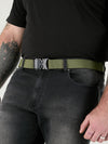 DALE 2 -D555 Khaki Green Heavy Duty Quick Release Buckle Tactical Stretch Belt