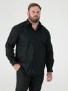 CORBIN -D555 Black Long Sleeve Easy Iron Classic Regular Shirt with Pocket