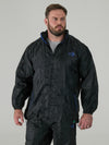 ZAC -D555 Black Pack away Weather Proof Rain Jacket