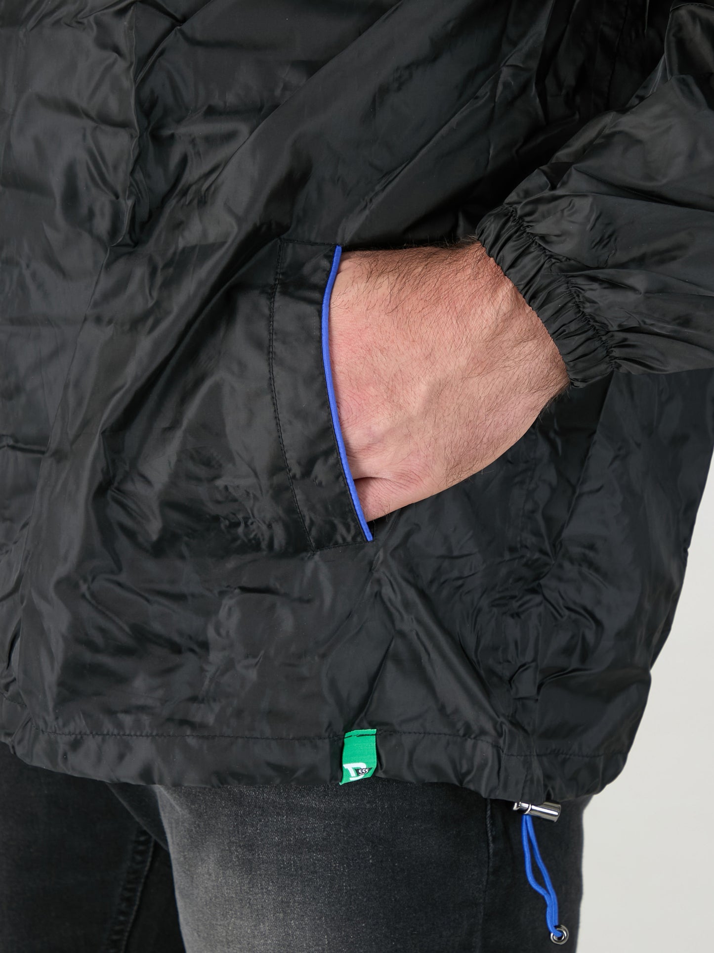 ZAC -D555 Black Pack away Weather Proof Rain Jacket