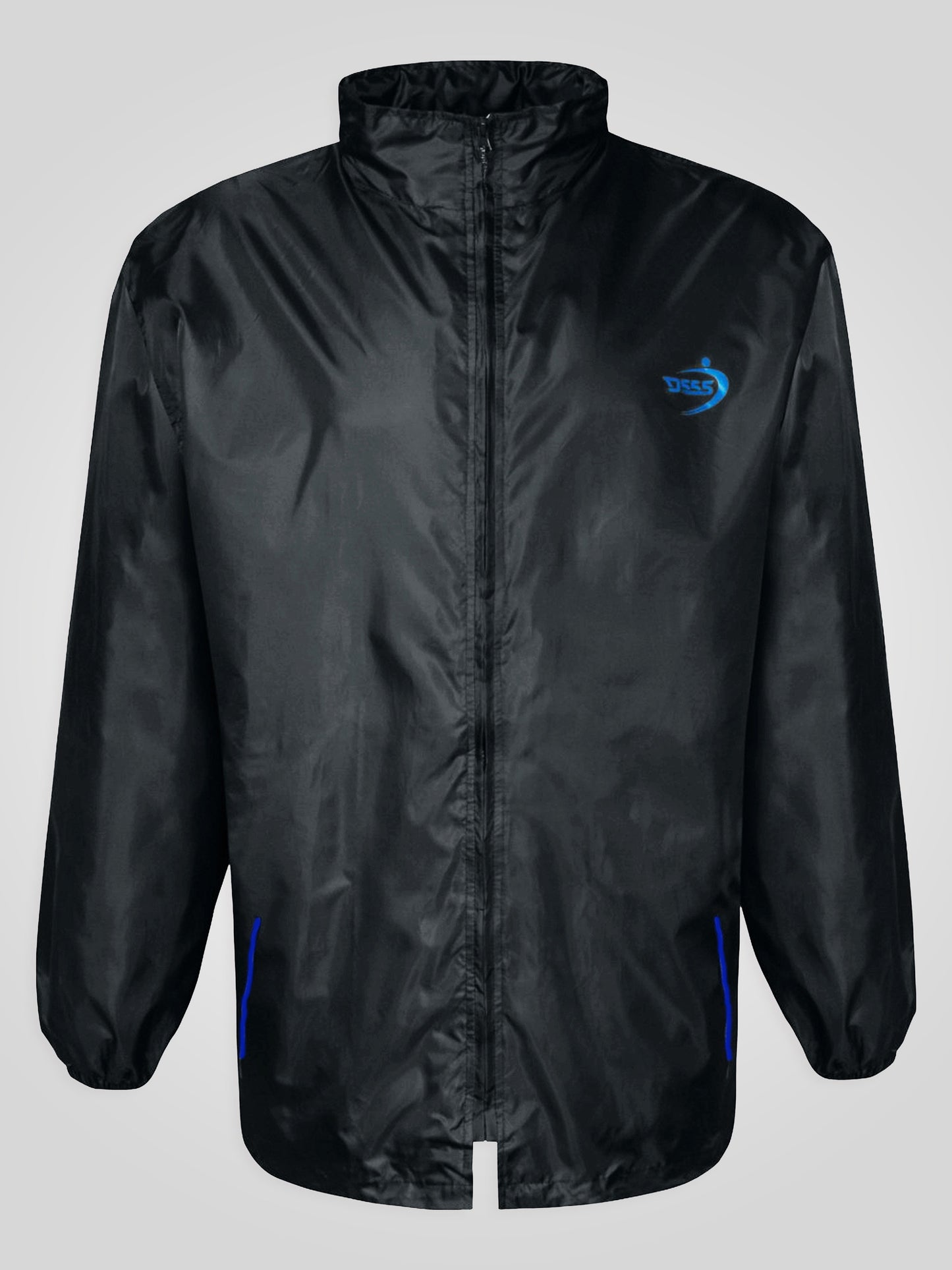 ZAC -D555 Black Pack away Weather Proof Rain Jacket