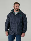 ZAC -D555 Navy Blue Pack away Weather Proof Rain Jacket