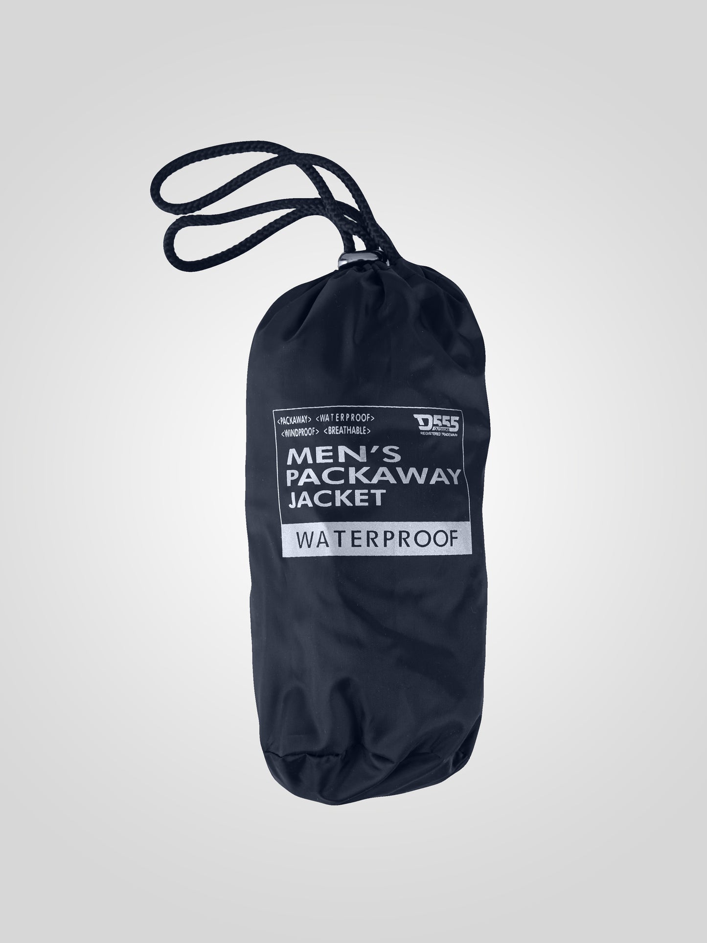 ZAC -D555 Navy Blue Pack away Weather Proof Rain Jacket