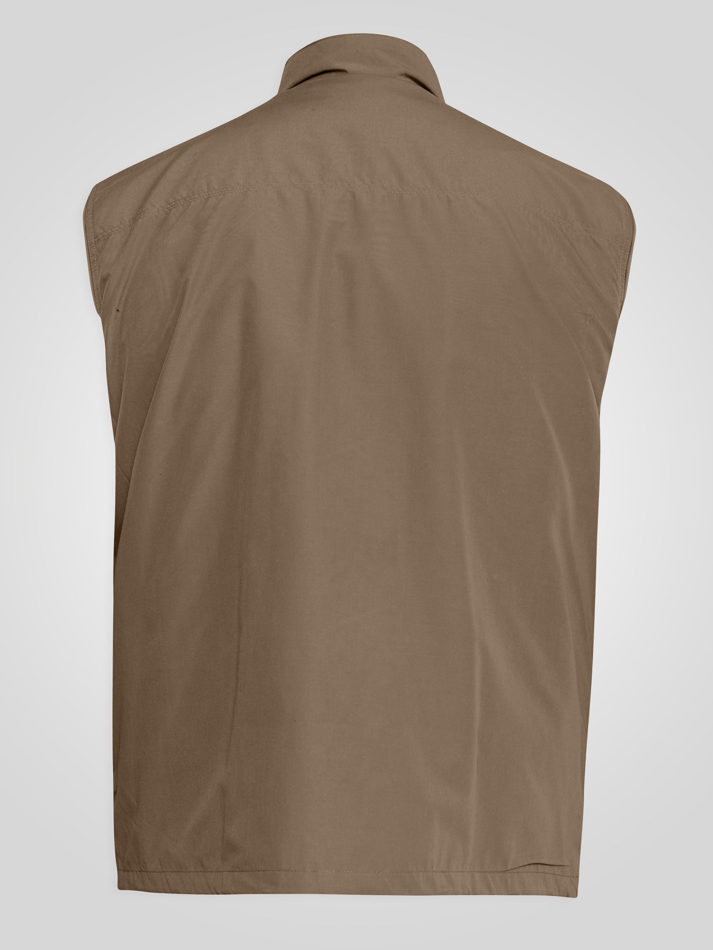 ENZO -D555 Walnut Brown Multi Pocket Waistcoat