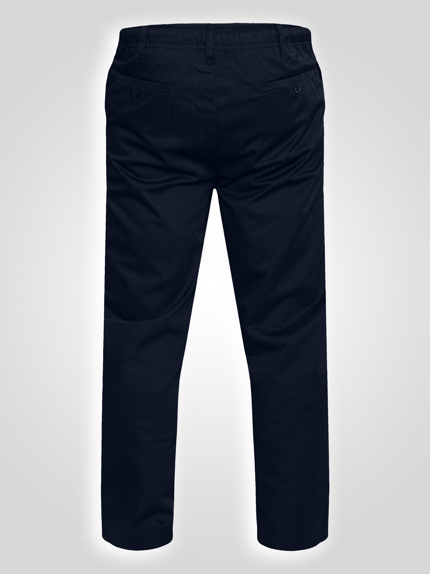 BASILIO -D555 Navy Blue Full Elastic Waist Rugby Trouser