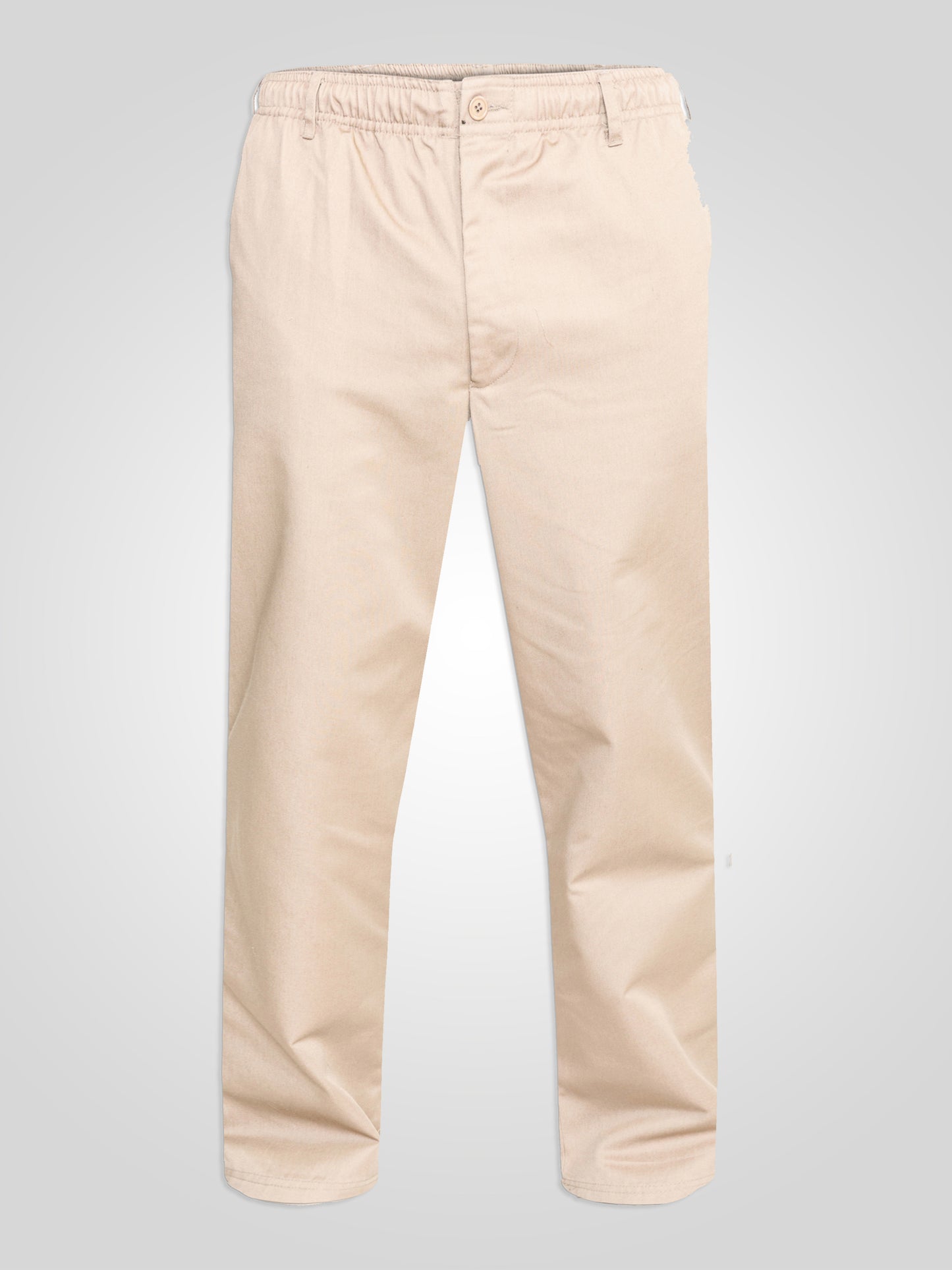 BASILIO -D555 Stone Full Elastic Waist Rugby Trouser