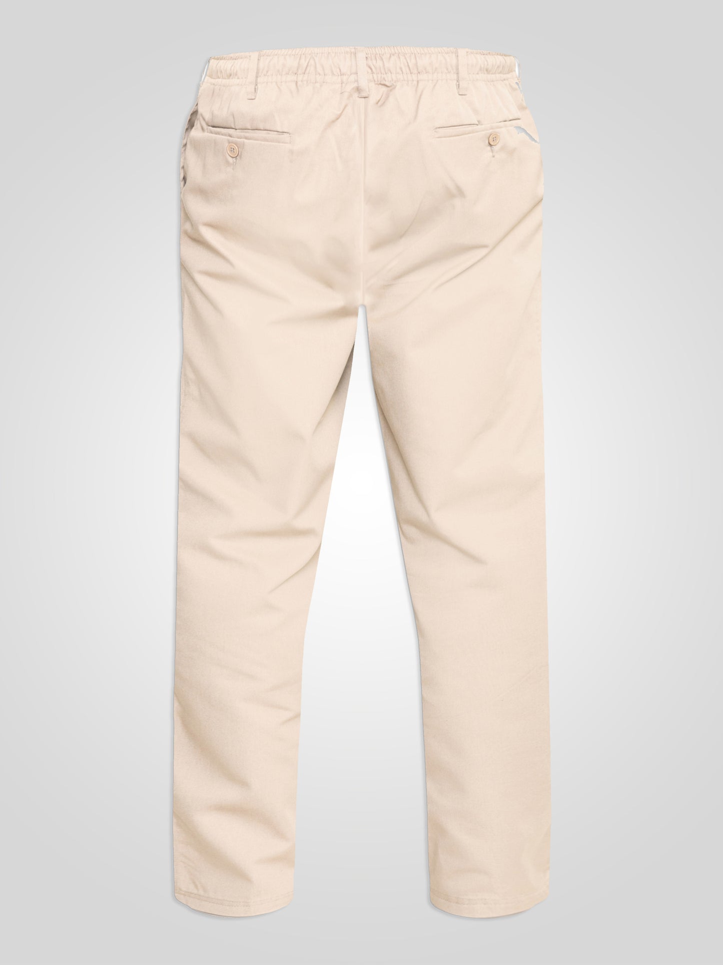 BASILIO -D555 Stone Full Elastic Waist Rugby Trouser