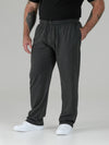 RORY -D555 Grey Cotton Jogging Bottom with Open Hem and Zipper Pockets