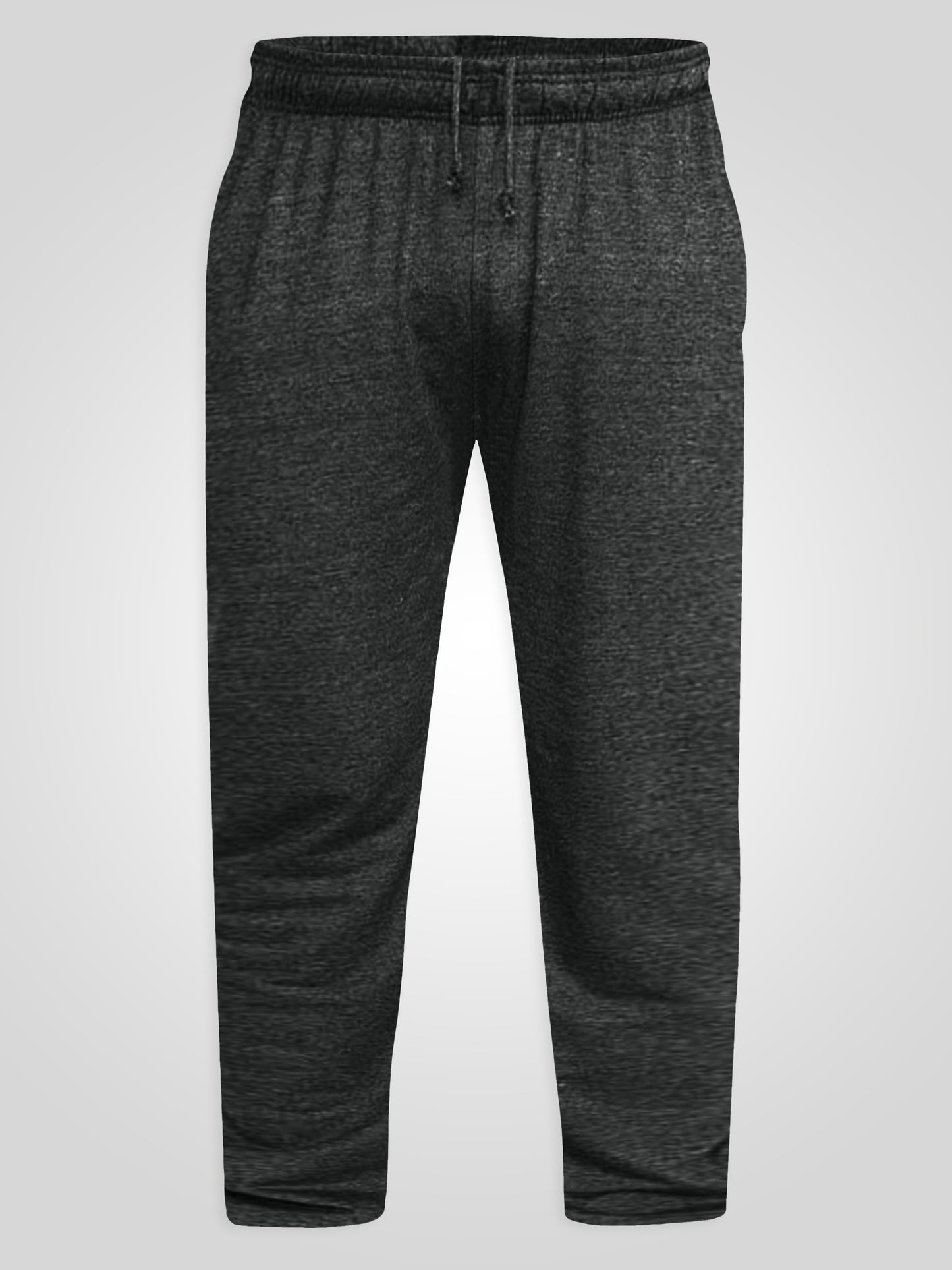 RORY -D555 Grey Cotton Jogging Bottom with Open Hem and Zipper Pockets