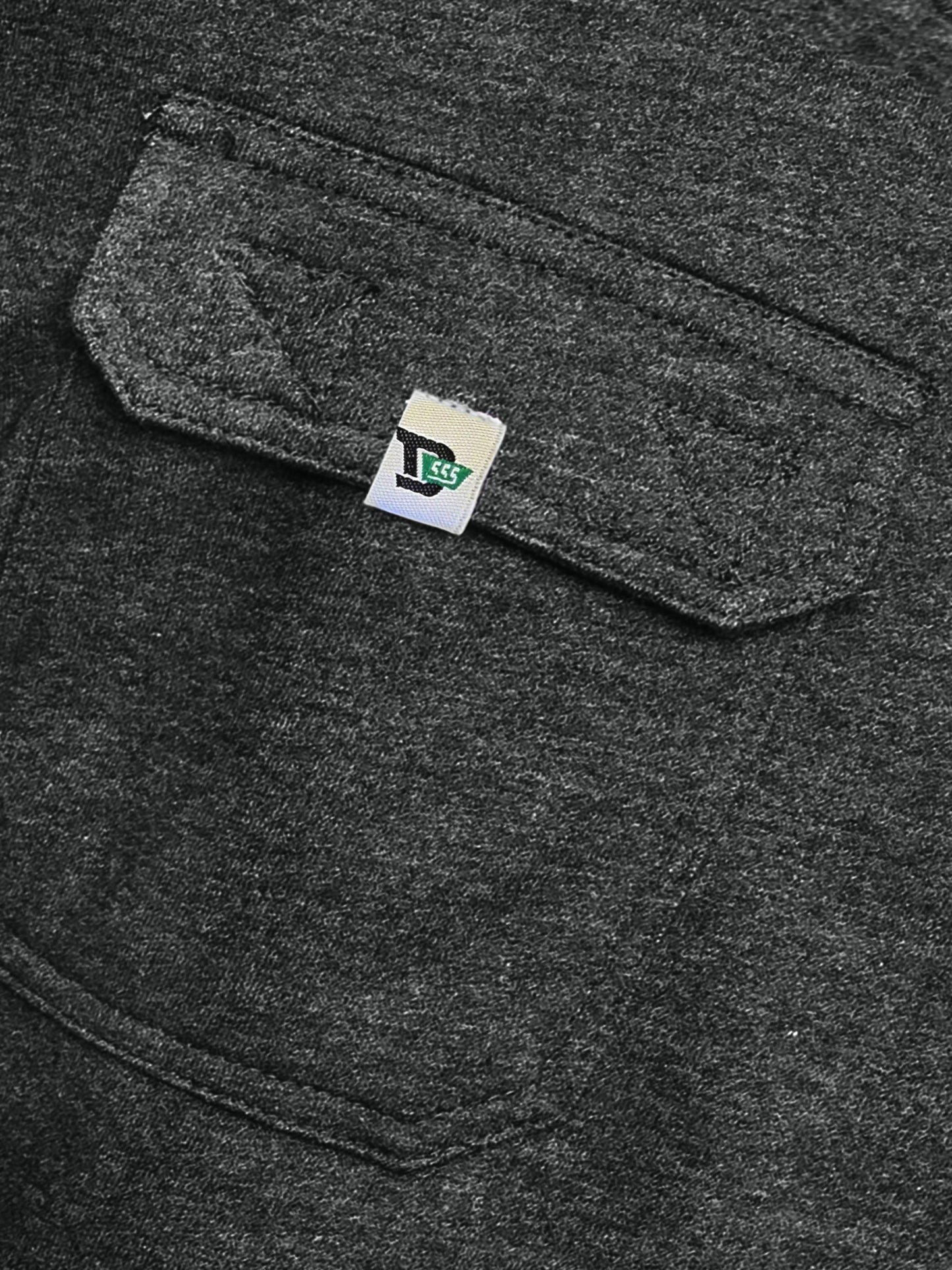 RORY -D555 Grey Cotton Jogging Bottom with Open Hem and Zipper Pockets