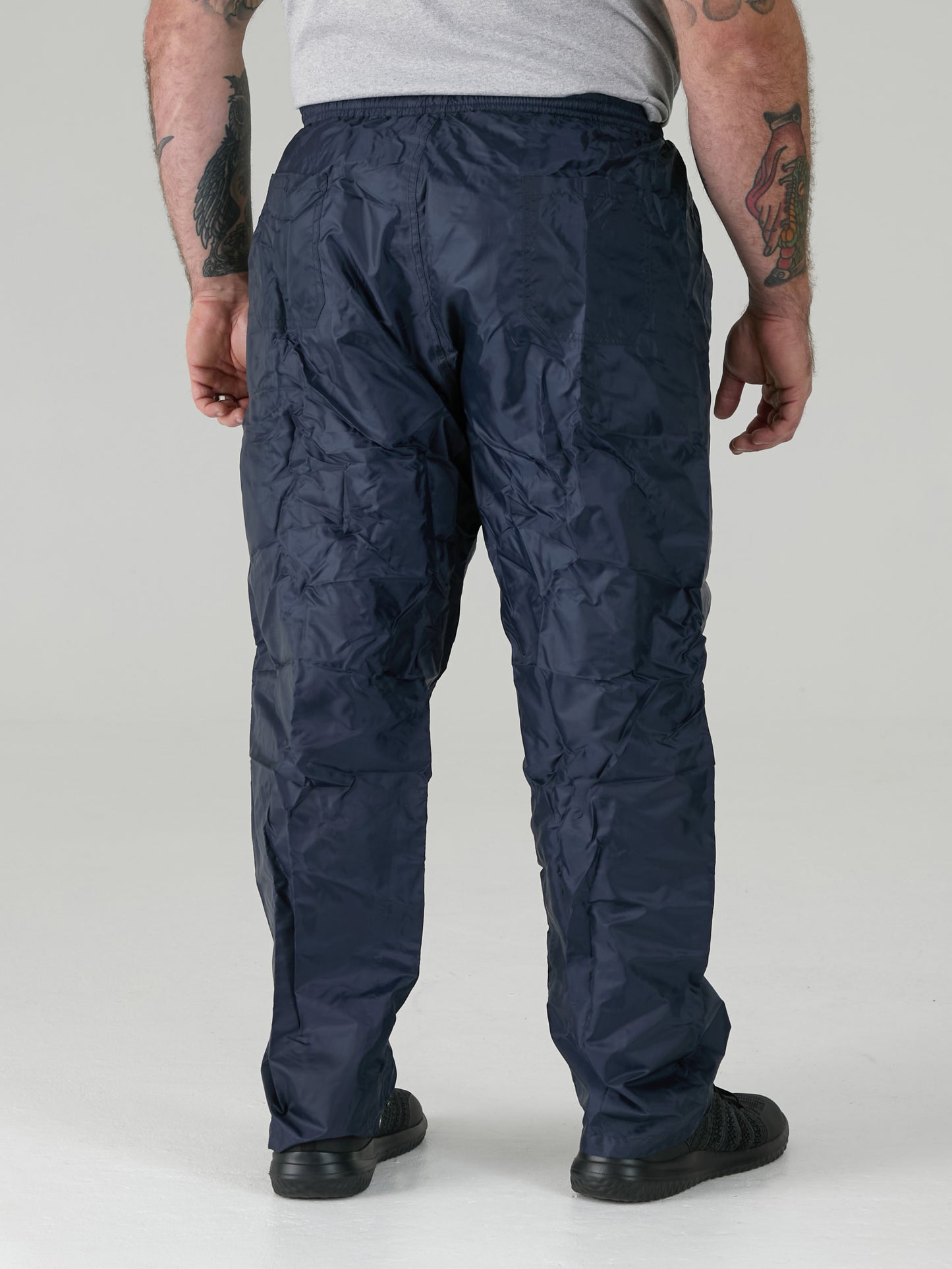 ELBA -D555 Navy Pack away Weather Proof Rain Over Trouser