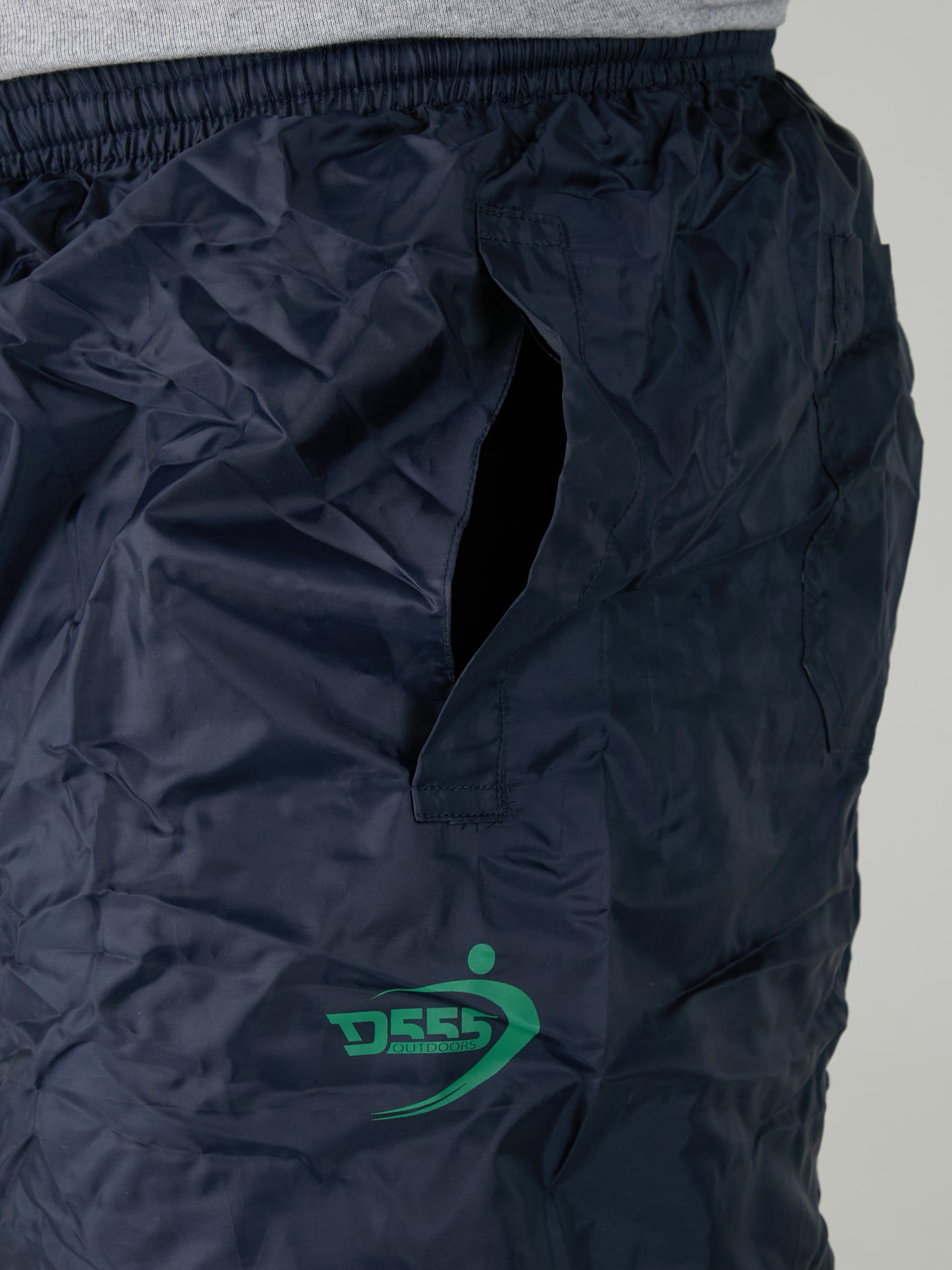 ELBA -D555 Navy Pack away Weather Proof Rain Over Trouser