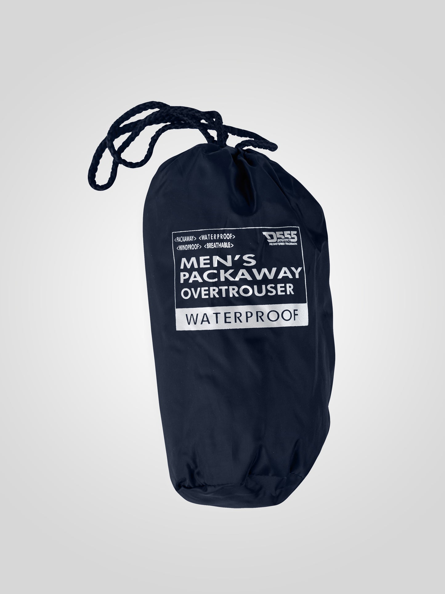 ELBA -D555 Navy Pack away Weather Proof Rain Over Trouser